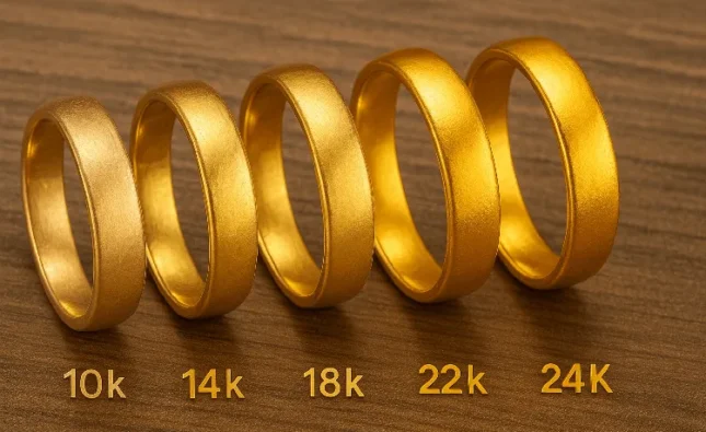Différence entre or 14K, 18K et 24K : lequel choisir ?